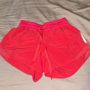 Hot pink Lululemon shorts